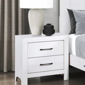 Corbin # 1534WH-4 White Nightstand