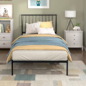 Augusta #1630 Twin Black Metal Bed