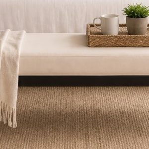Cream Sherpa Bench