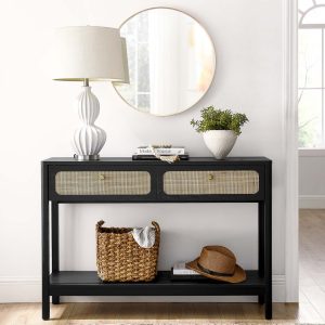 Chaucer Black Console